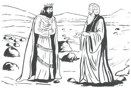 King ahab coloring pages for kids